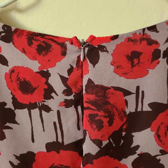 Xhiliration Purple & Pink Floral Dress - Picture 4 of 6